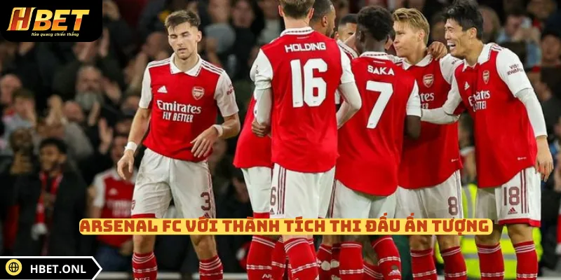Arsenal FC với thành tích thi đấu ấn tượng 